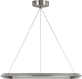 Encircle 28" Ring Chandelier | Polished Nickel