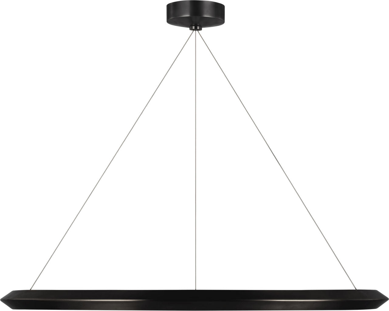 Encircle 38" Ring Chandelier | Bronze