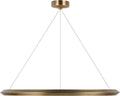 Encircle 38" Ring Chandelier | Natural Brass