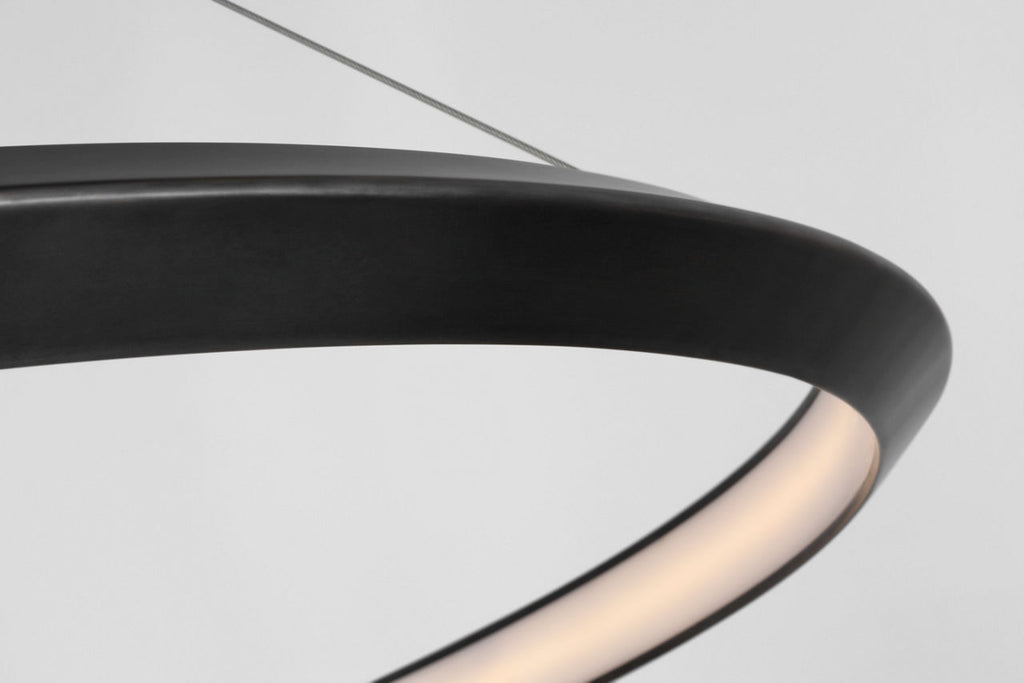 Encircle 48" Ring Chandelier | Bronze