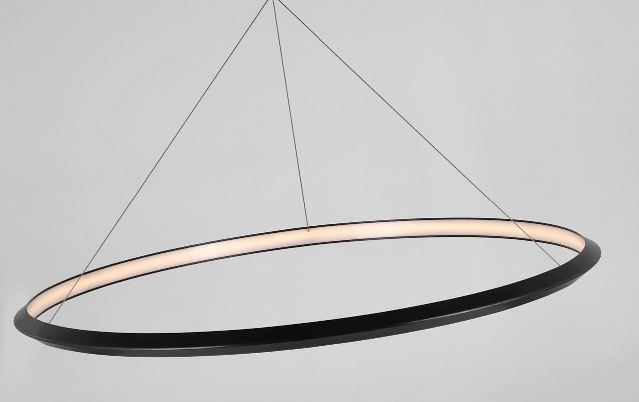 Encircle 48" Ring Chandelier | Bronze