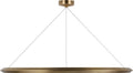 Encircle 48" Ring Chandelier | Natural Brass