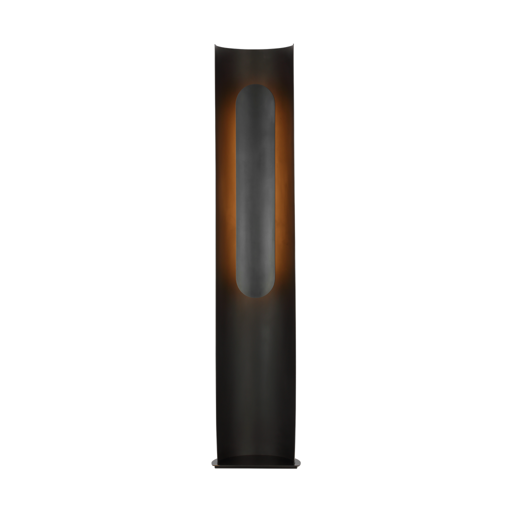 Shielded Medium Floor Lamp Bronze 2700K 90 CRI