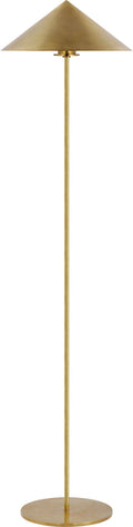 Orsay Medium Floor Lamp | Hand-Rubbed Antique Brass