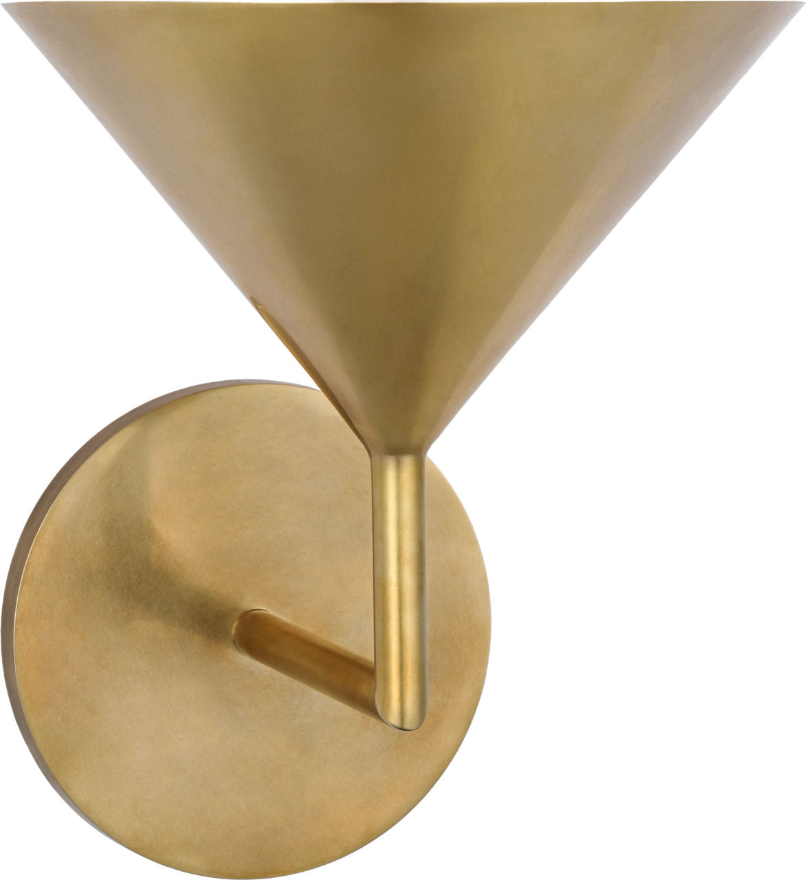 Orsay Small Single Sconce | Hand-Rubbed Antique Brass
