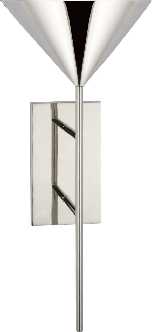 Orsay Medium Uplight Sconce | Polished Nickel
