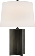 Costes Medium Table Lamp | Bronze | Linen Shade