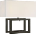 Galerie Medium Table Lamp | Bronze | Linen Shade