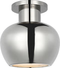 Comtesse Monopoint Flush Mount | Polished Nickel