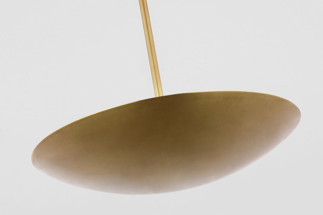 Comtesse Medium Uplight Chandelier | Hand-Rubbed Antique Brass