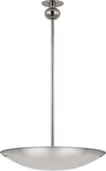 Comtesse Medium Uplight Chandelier | Polished Nickel