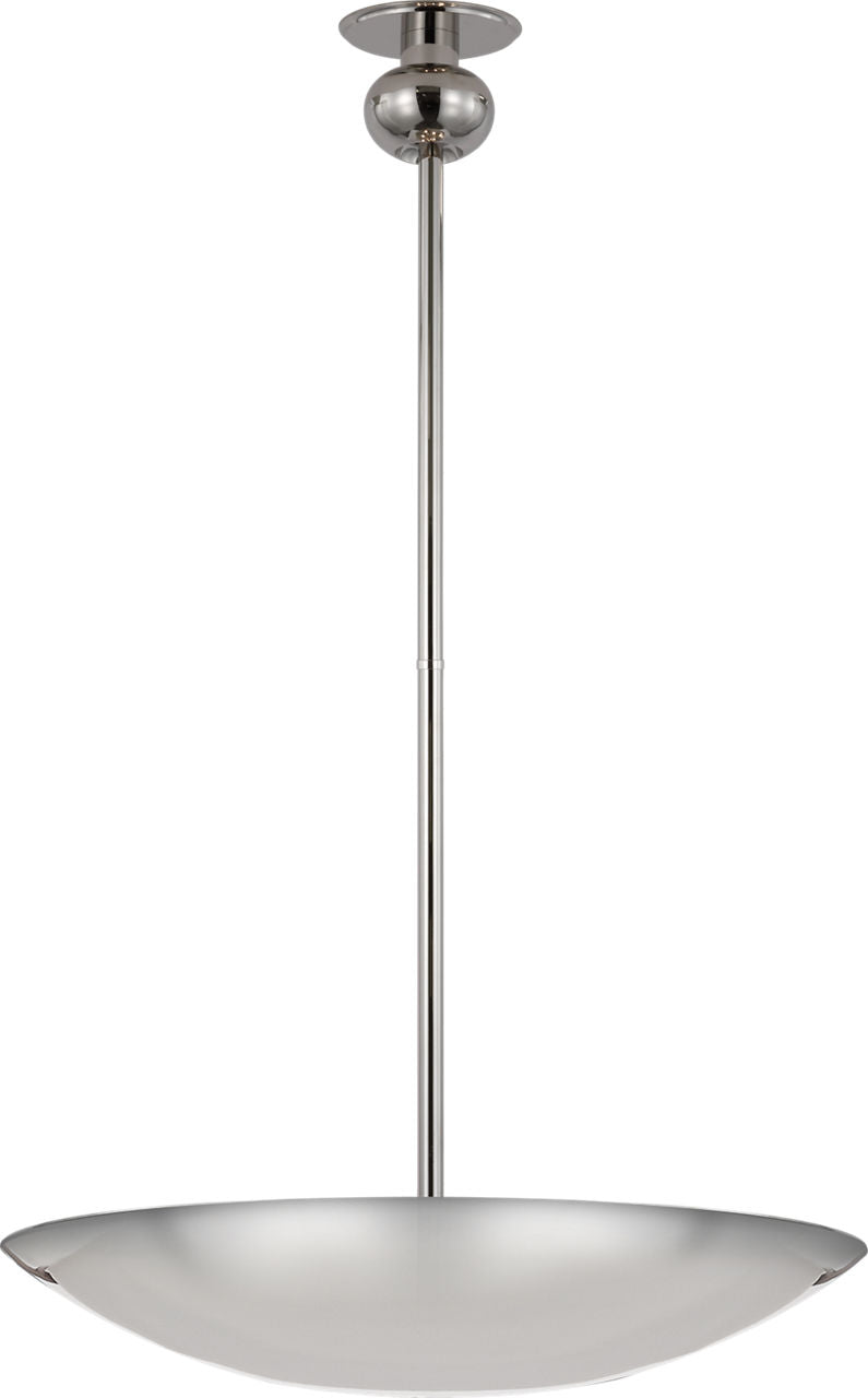 Comtesse Medium Uplight Chandelier | Polished Nickel