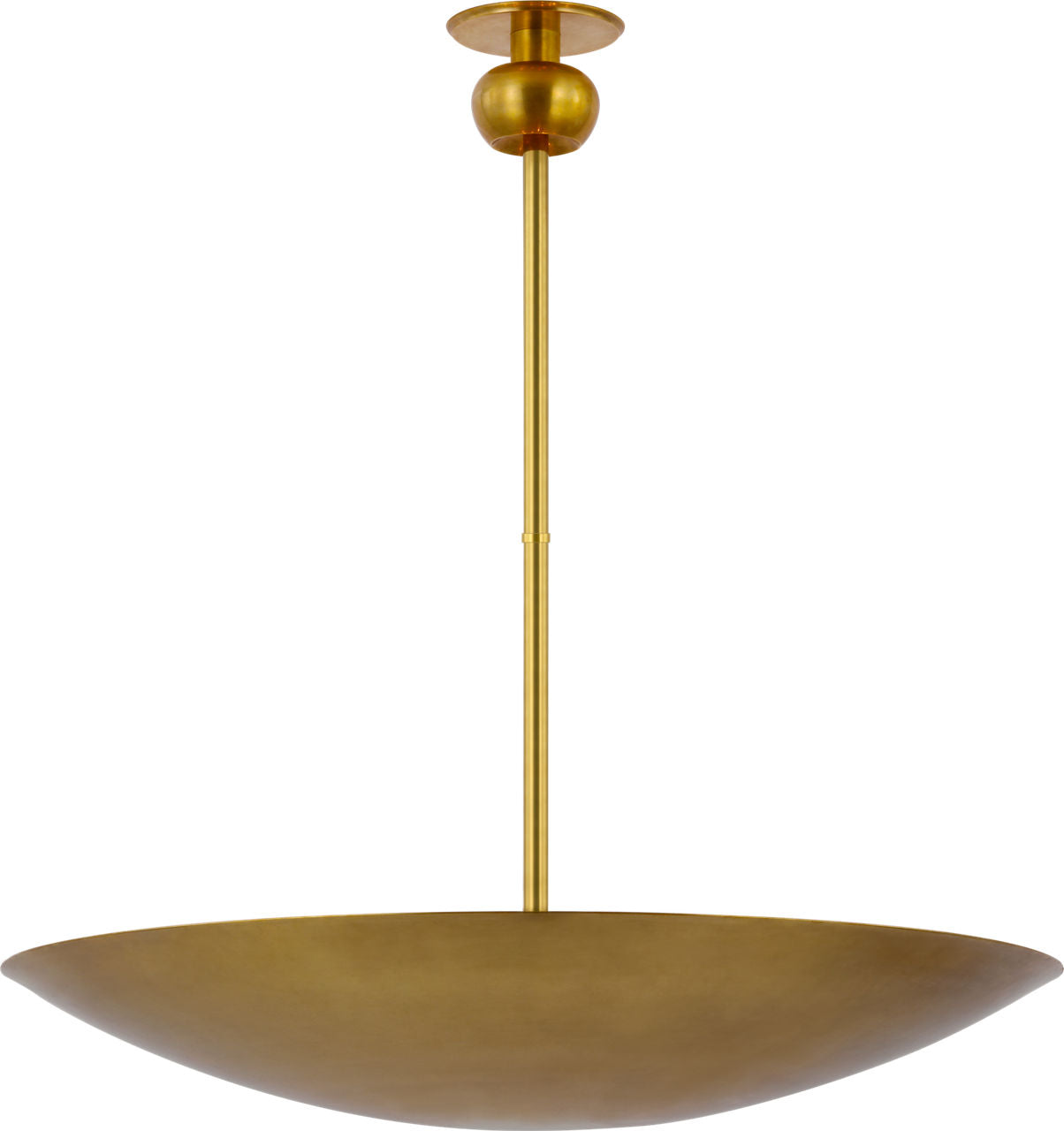 Comtesse XL Uplight Chandelier | Hand-Rubbed Antique Brass