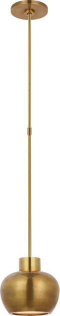 Comtesse Small Pendant | Hand-Rubbed Antique Brass