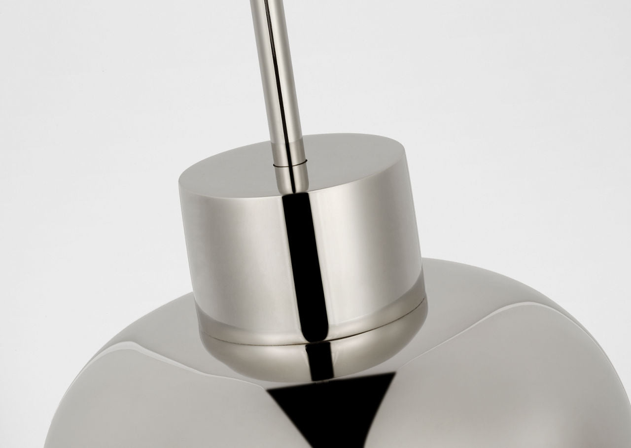 Comtesse Small Pendant | Polished Nickel