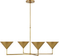 Orsay XL Chandelier | Hand-Rubbed Antique Brass