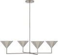 Orsay XL Chandelier | Polished Nickel