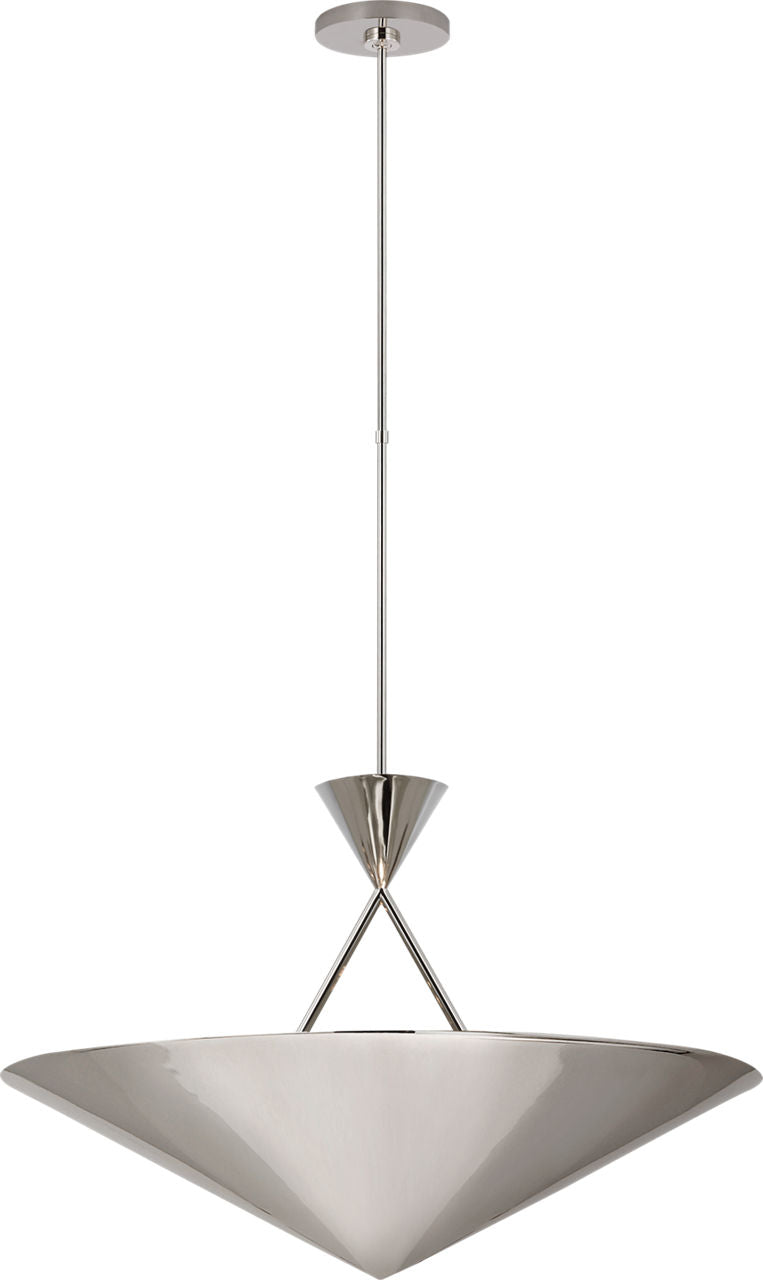 Orsay Medium Chandelier | Polished Nickel