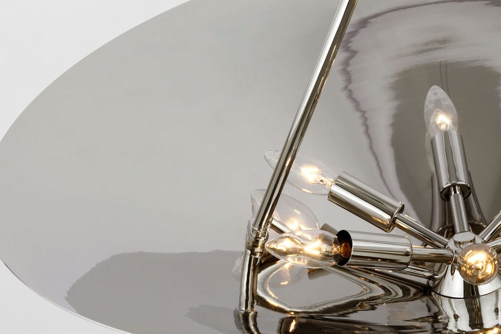 Orsay Medium Chandelier | Polished Nickel