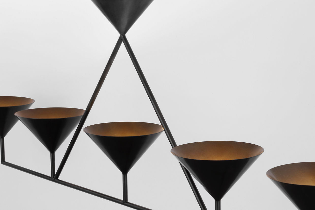 Orsay XL 5-Light Linear Chandelier | Bronze
