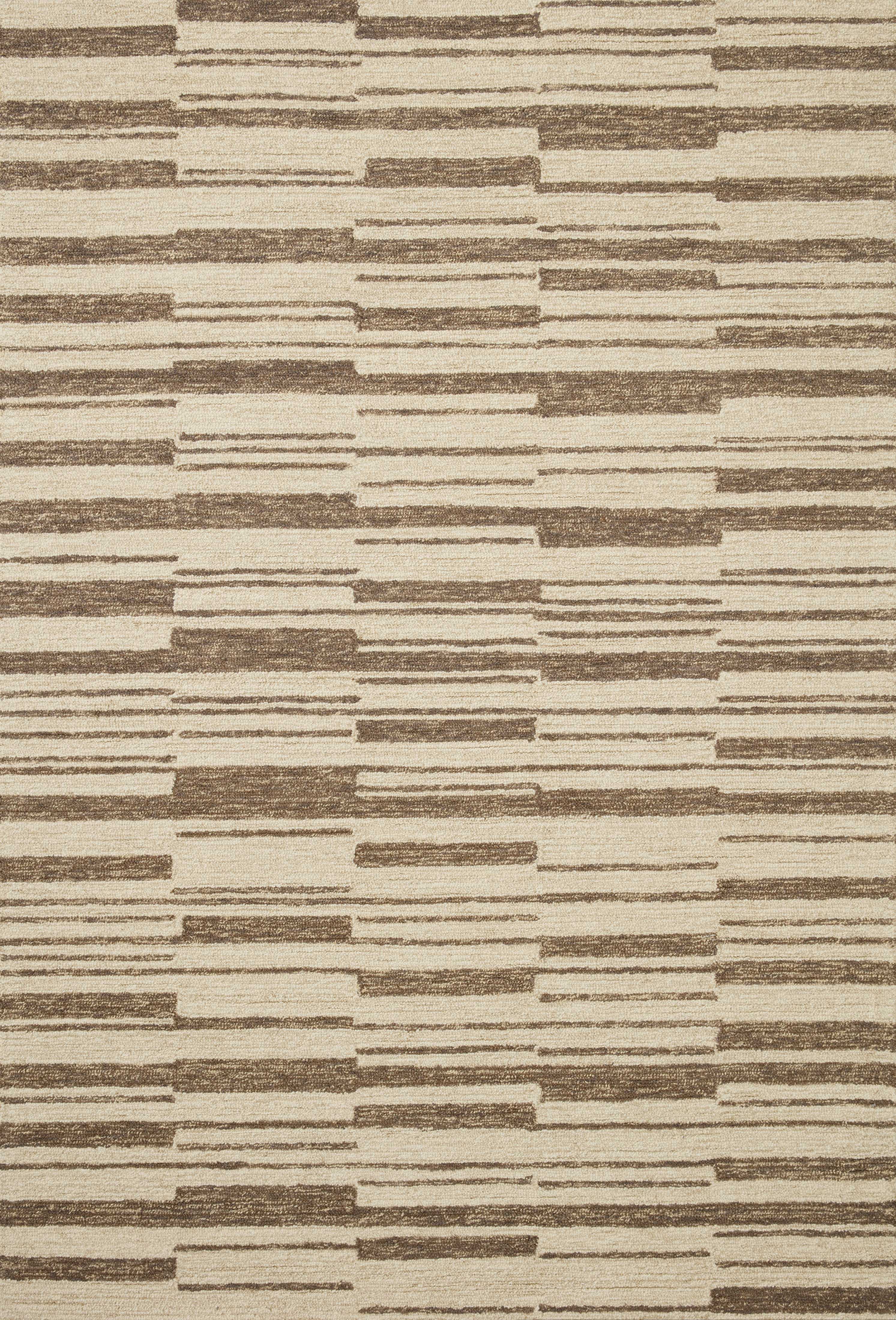 Chris Loves Julia x Loloi | Polly Collection | Beige / Tobacco | POL-04