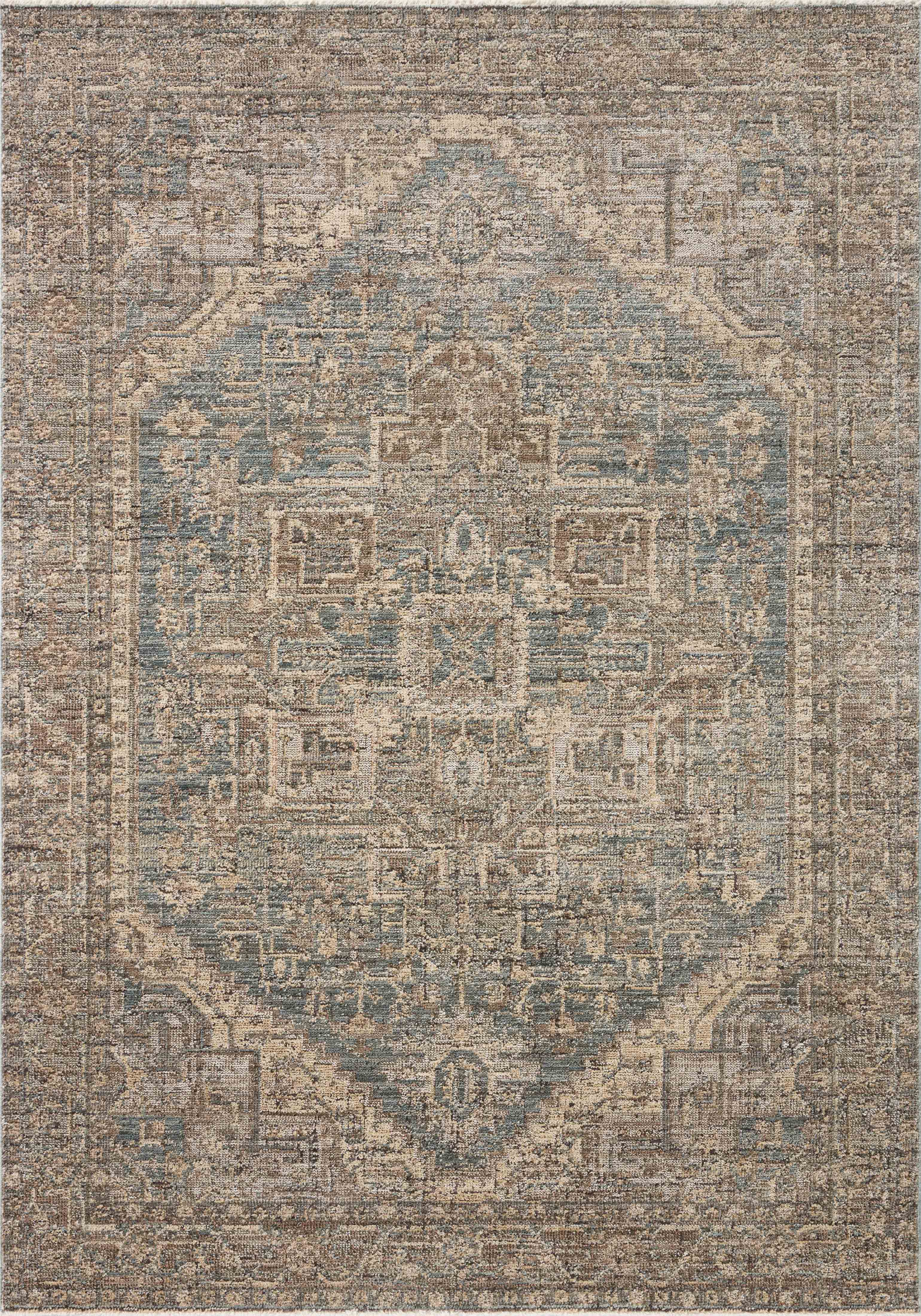 Loloi | Priscilla Collection | Blue / Bark | PRL-04