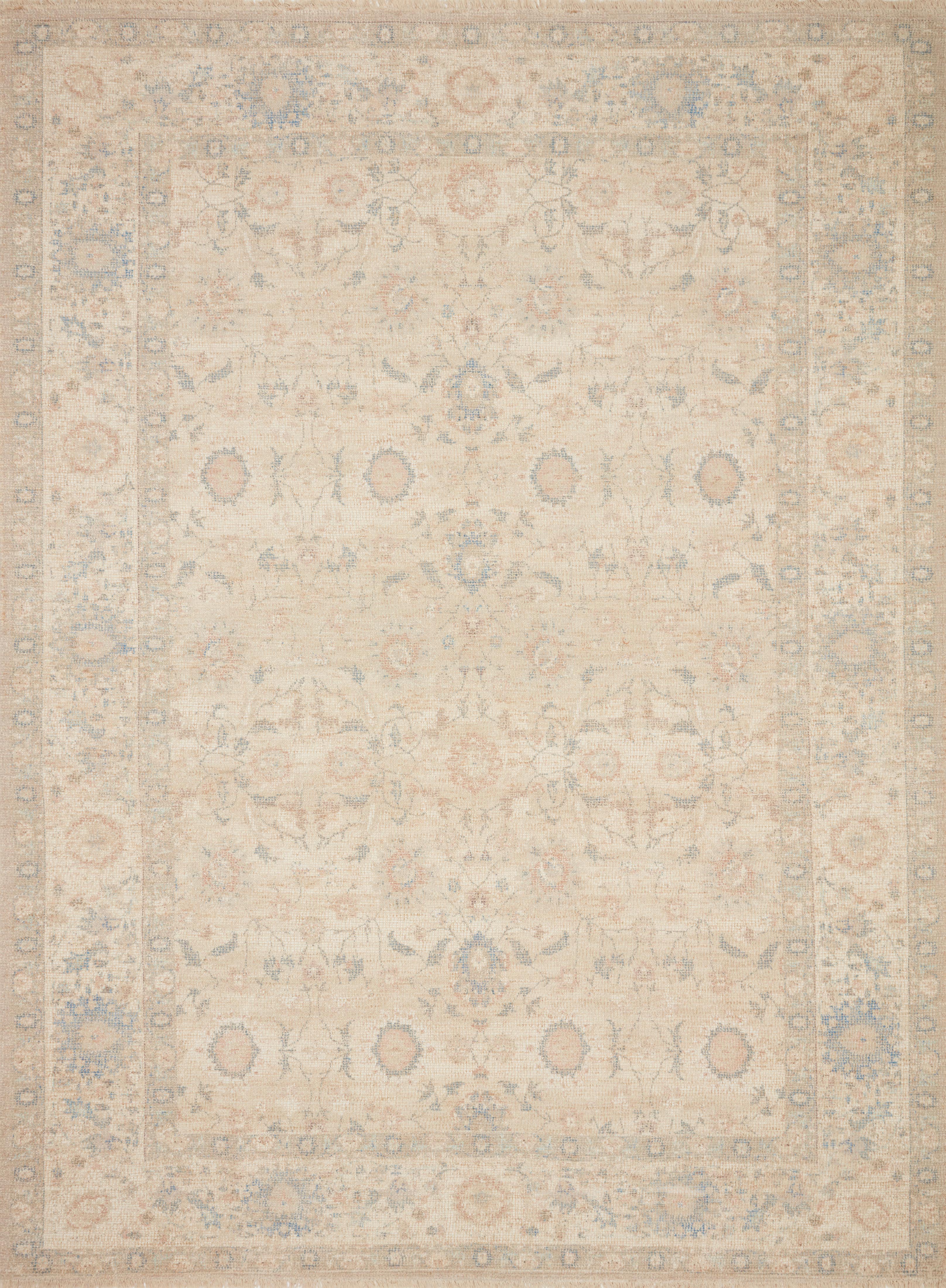 Loloi | Priya Collection | Natural / Blue | PRY-05