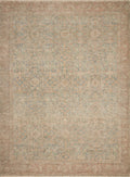Loloi | Priya Collection | Denim / Rust | PRY-06