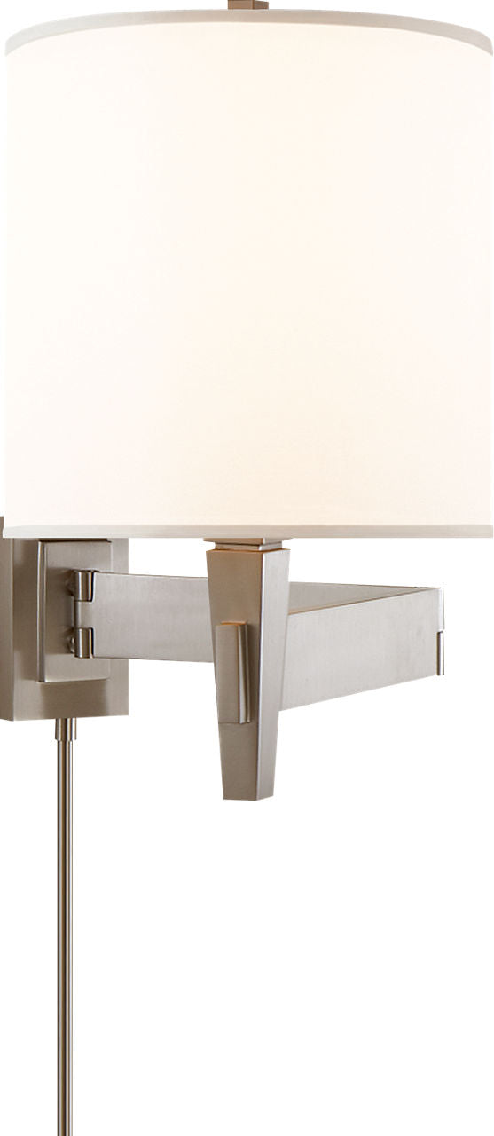 Architect's Swing Arm | Brushed Chrome | Silk Shade
