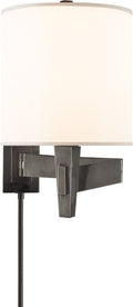 Architect's Swing Arm | Bronze | Silk Shade