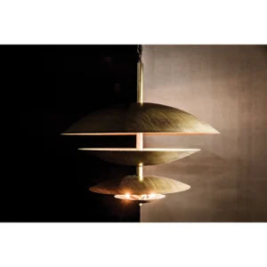 Nora Chandelier | Metal with Aged Brass Finish