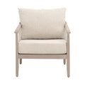 Pacific Outdoor Club Chair | Clear Washed Ever Teak
