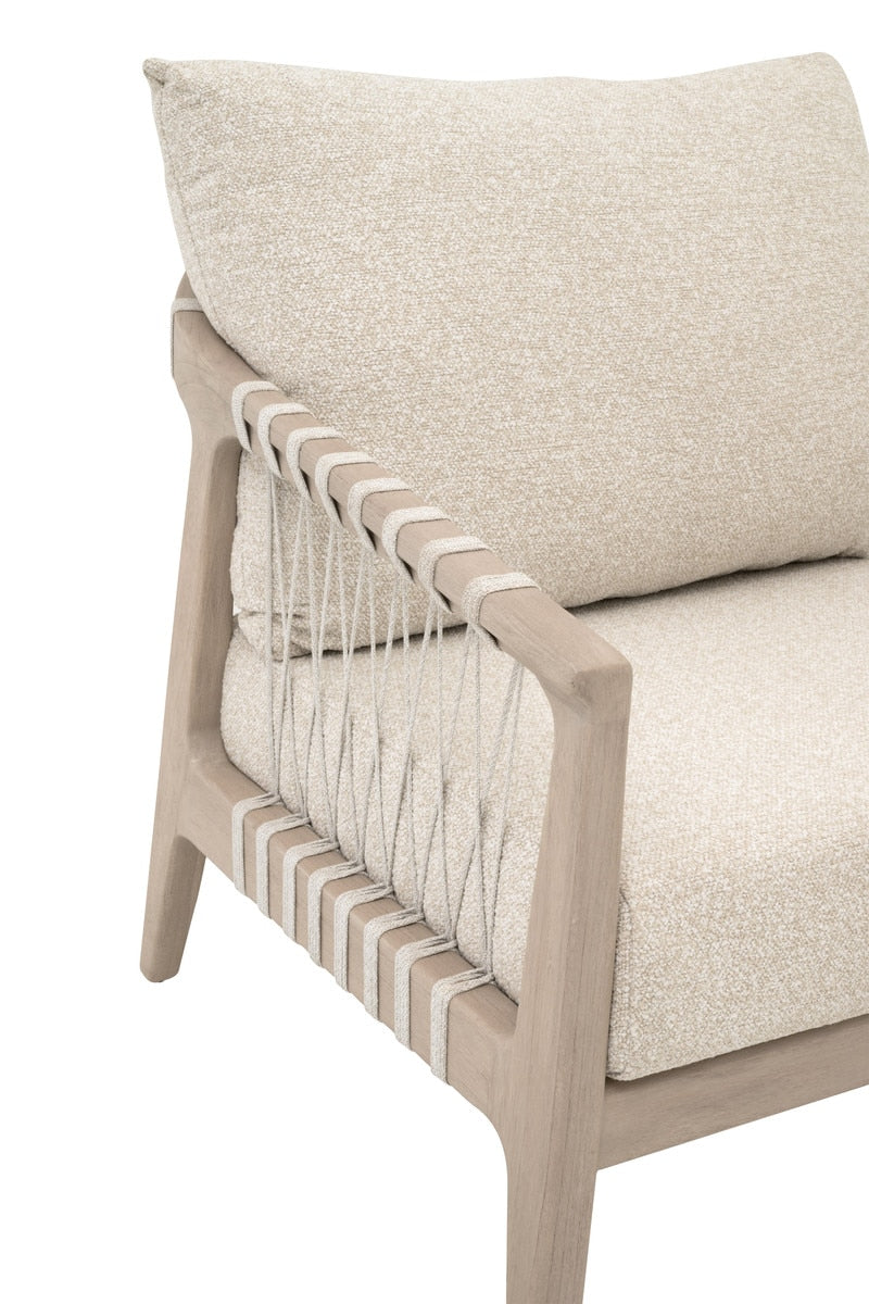 Pacific Outdoor Club Chair | Clear Washed Ever Teak