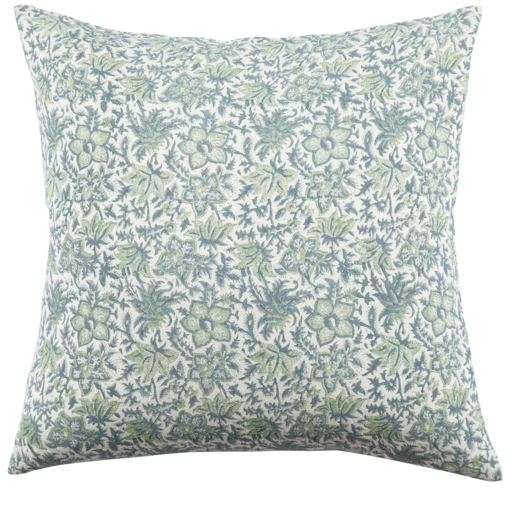 Palermo Seaweed on White Pillow