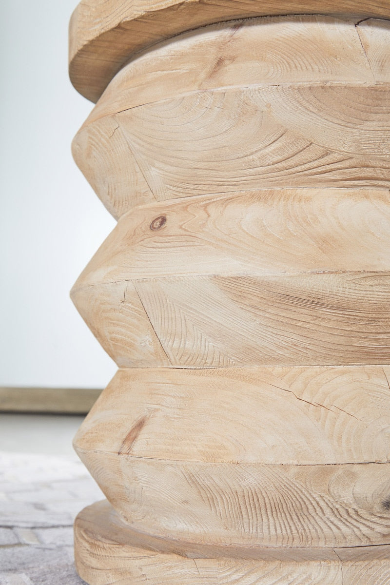 Pier Accent Table | Smoke Gray Pine