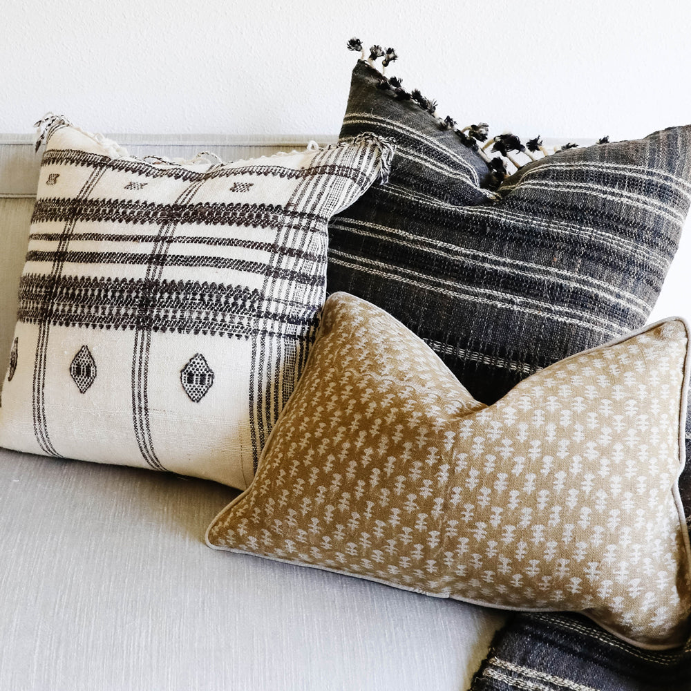 Akriti Charcoal Pillow