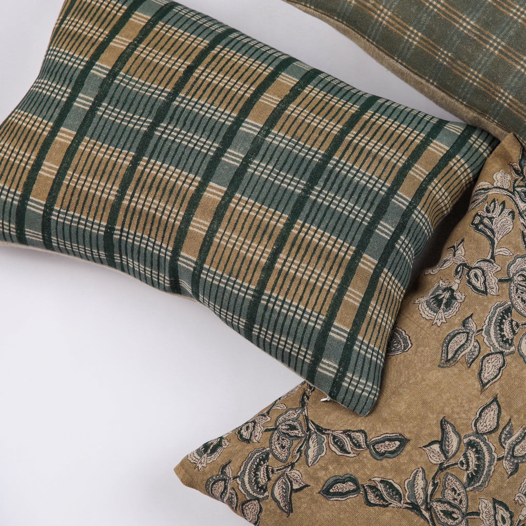 Plaid Sand Pillow