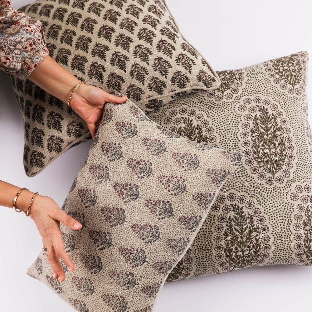 Poppy Ruby Pillow