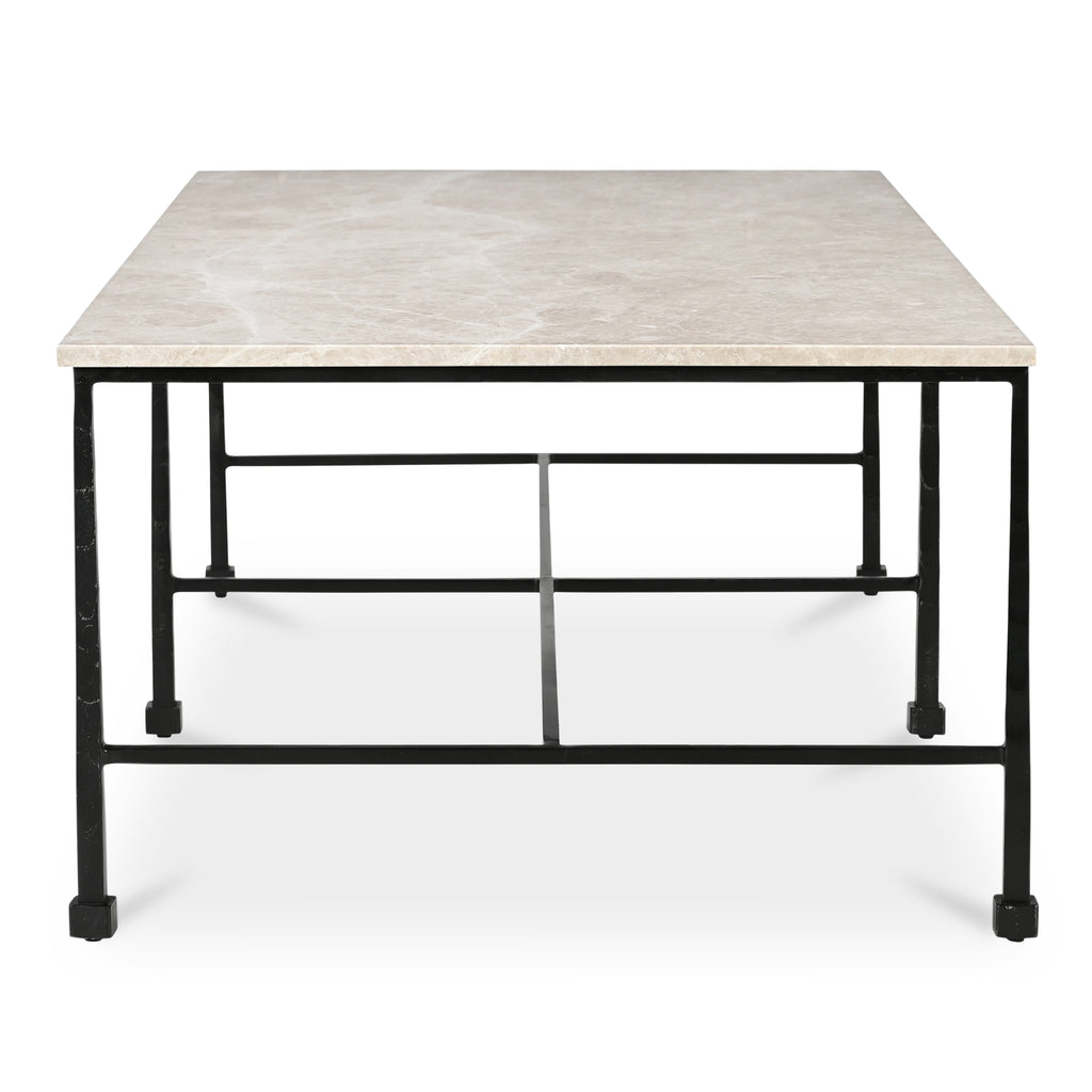 River Coffee Table Botticino Marble