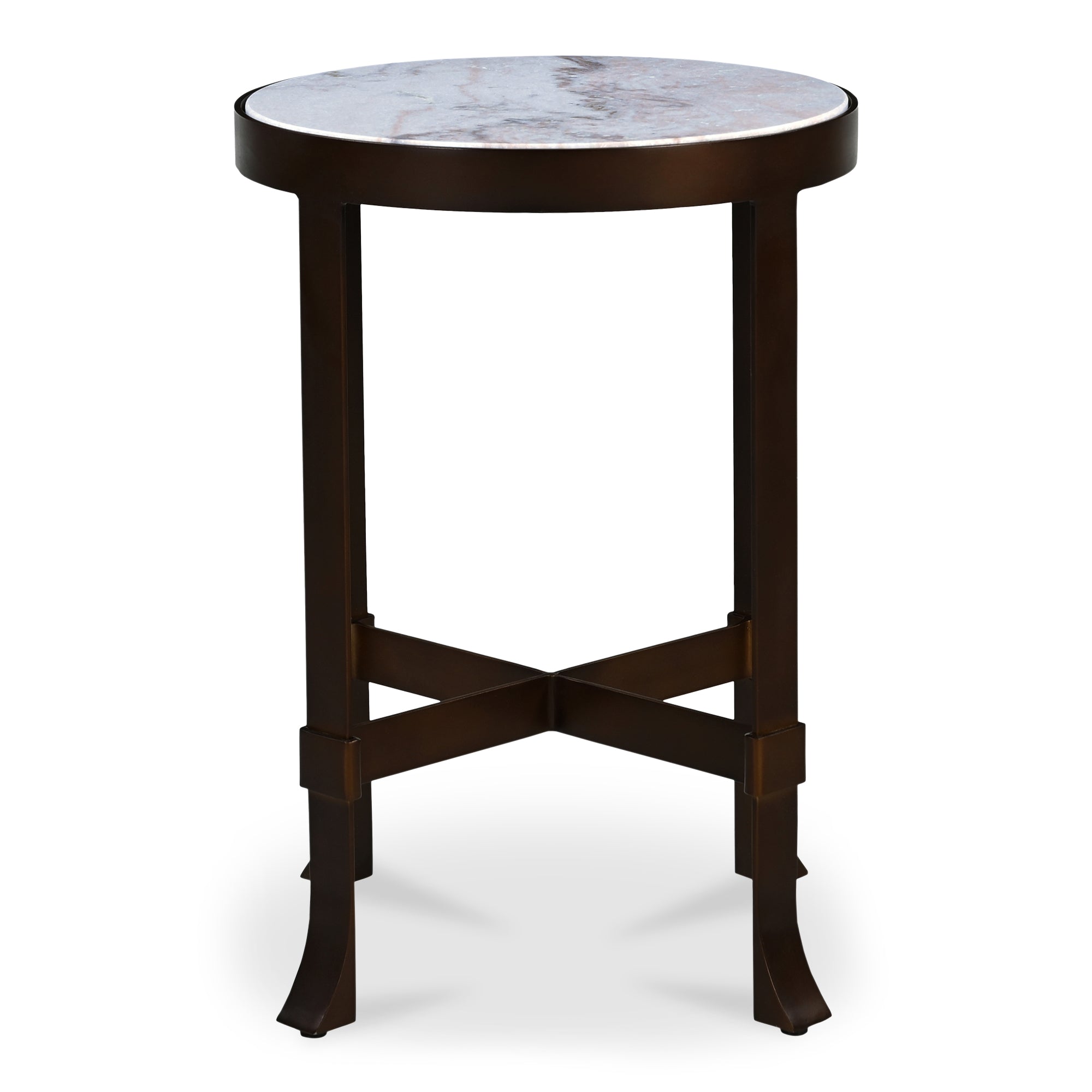 Holli Side Table White Marble