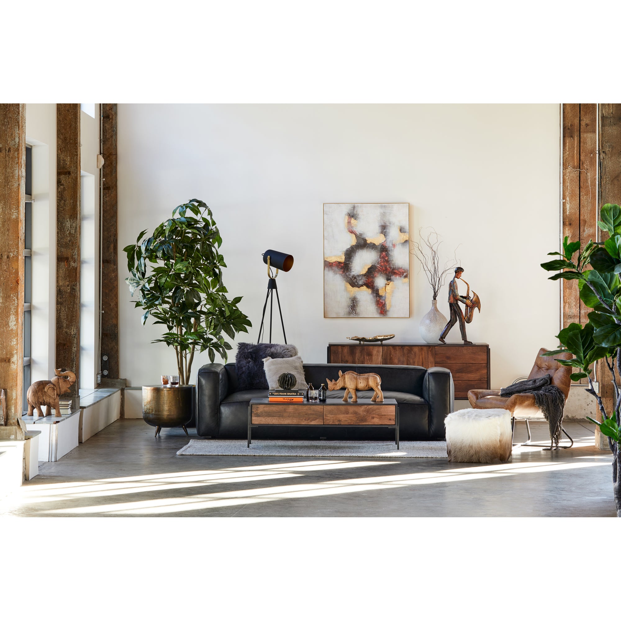 Kettel Accent Table Brass