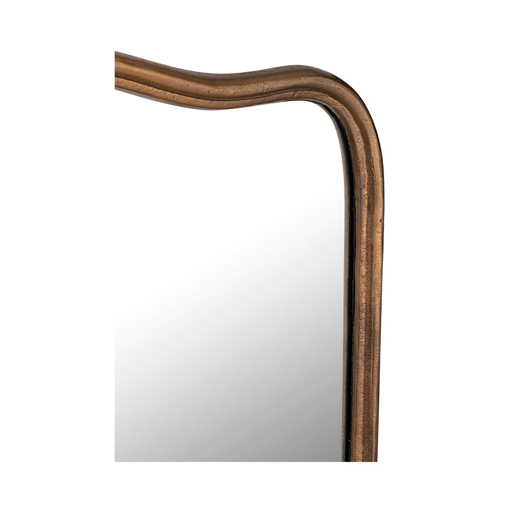 Keyes Mirror Brass