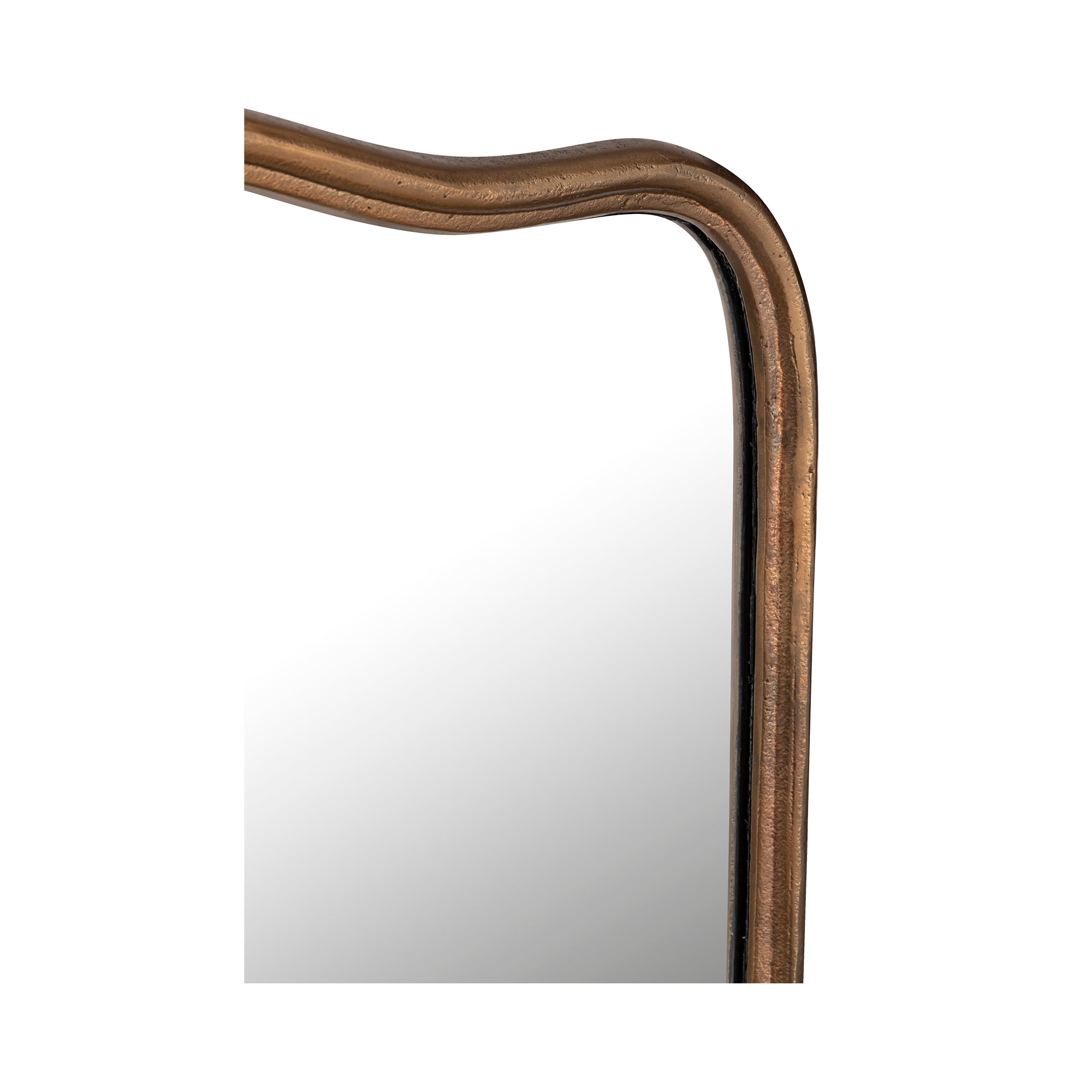Keyes Mirror Brass