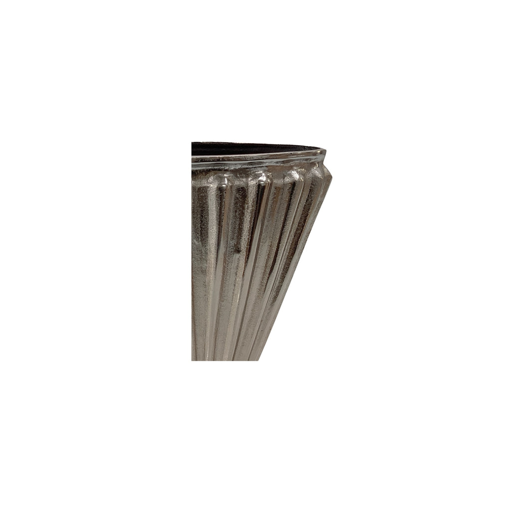 Jade Vase Aged Pewter Cast Aluminum