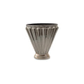 Jade Vase Aged Pewter Cast Aluminum