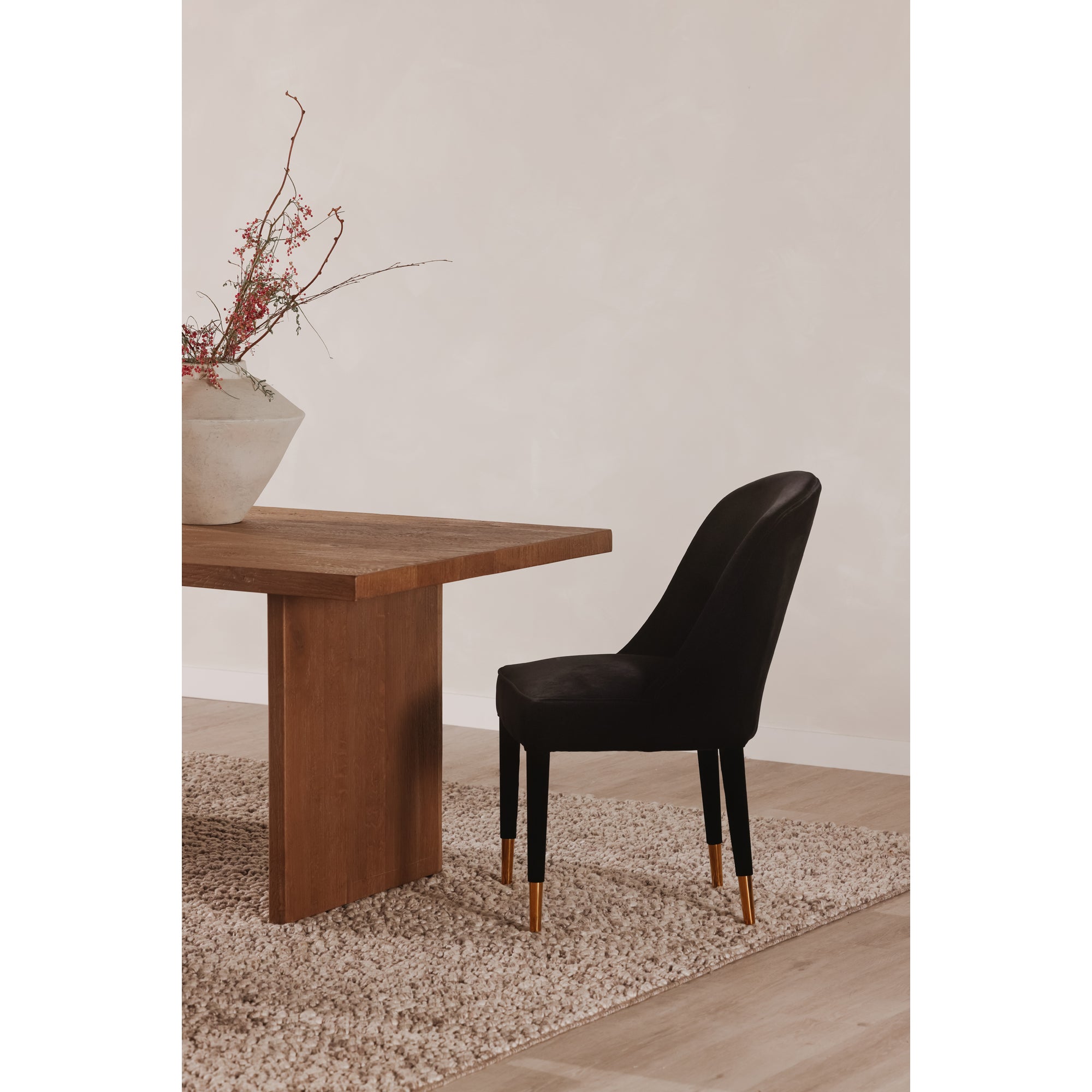Koshi Dining Table Sandblasted Amber Oak