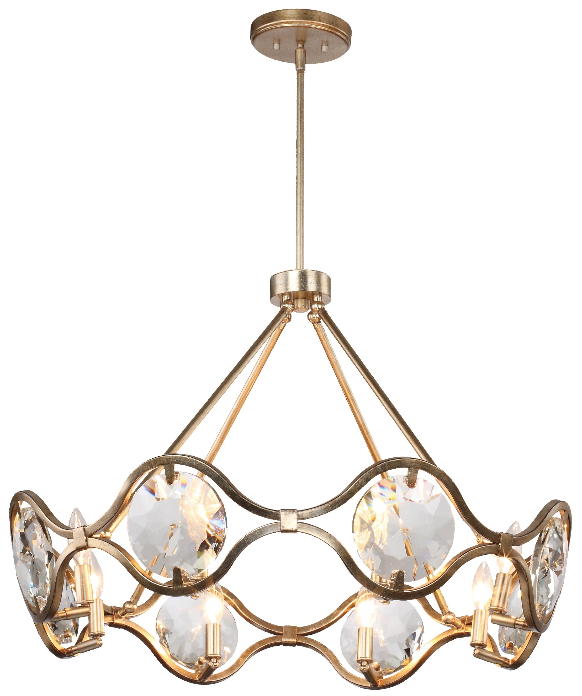 Quincy 29.5'' Distressed Twilight Chandelier