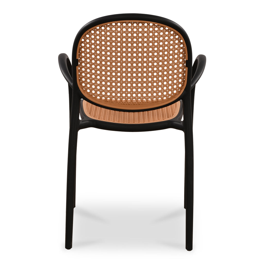 Soren Outdoor Dining Chair Black-Set of Two