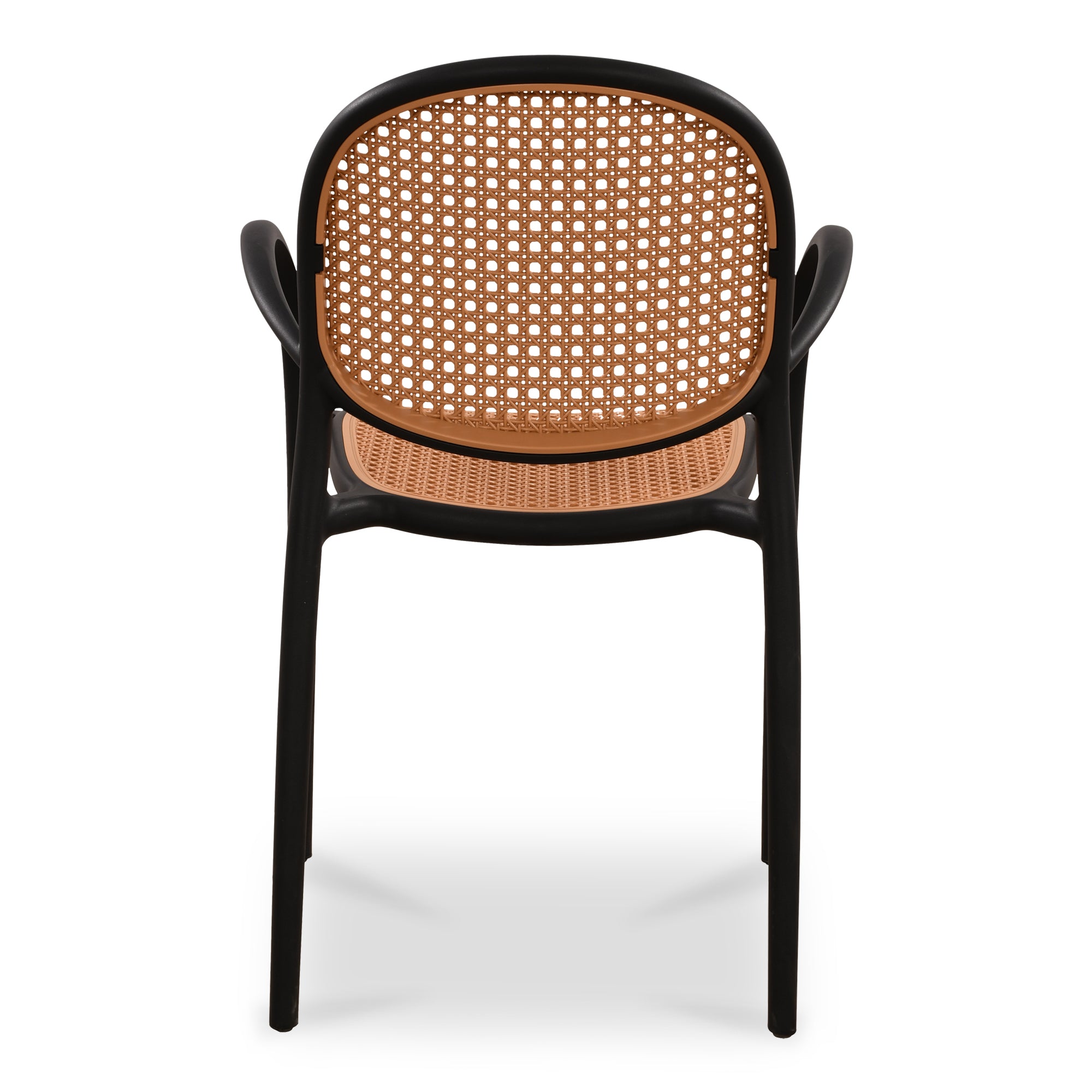Soren Outdoor Dining Chair Black-Set of Two