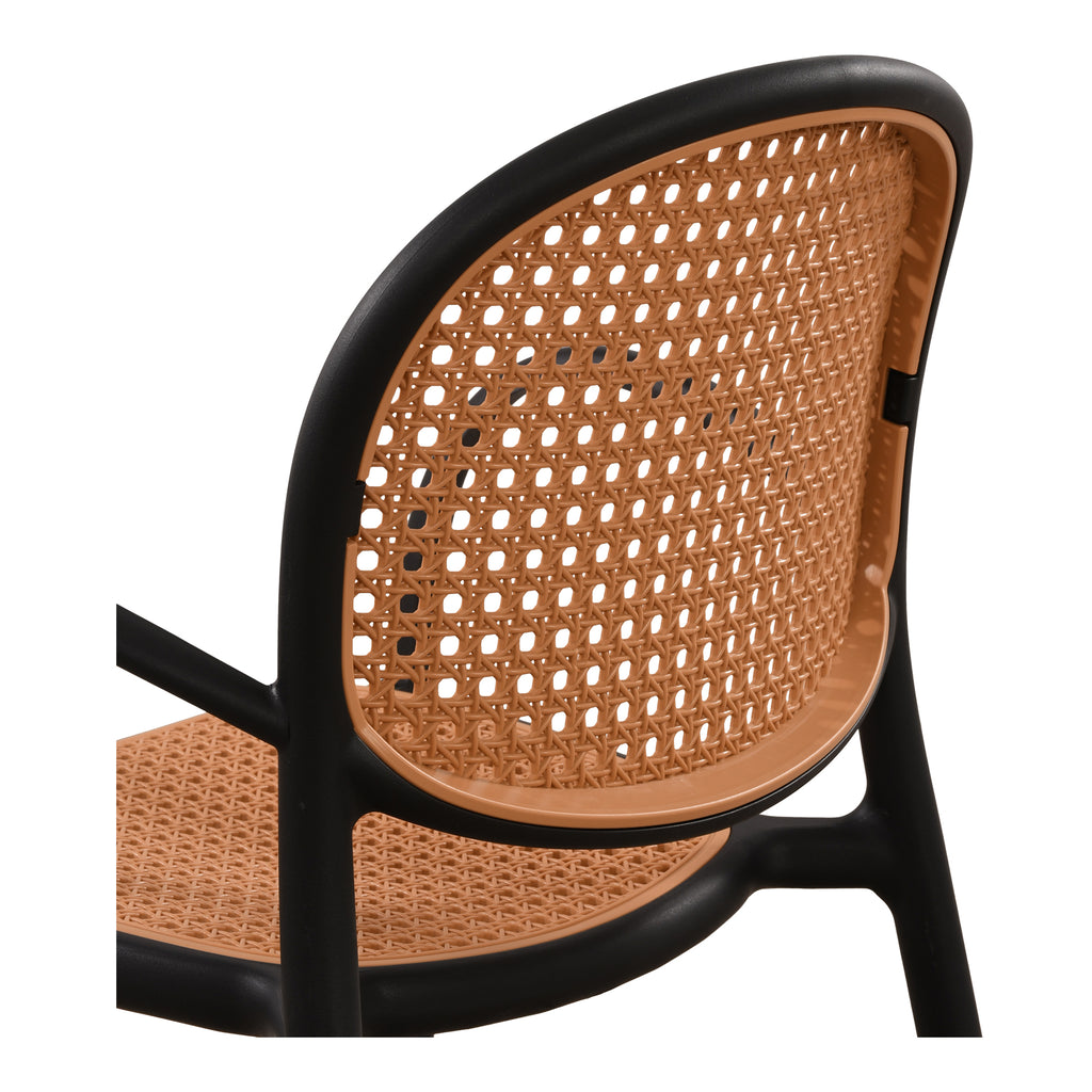 Soren Outdoor Dining Chair Black-Set of Two